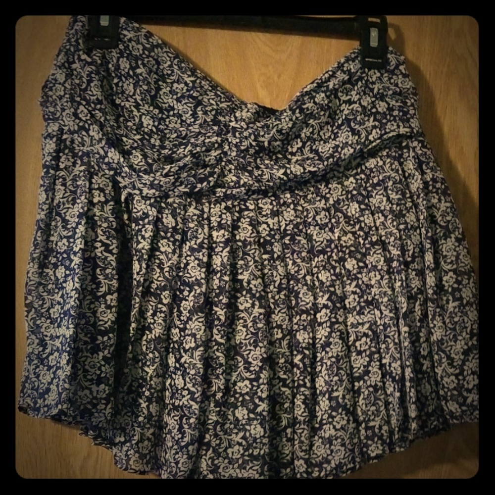 Sam Edelman Floral Mini Skater Skirt